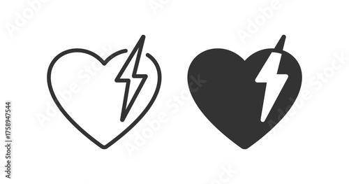 Heart attack  icon. Vector illustration desing.