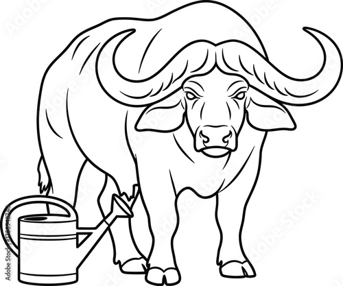 Animal Set illustrations for Coloring Pages kids & adults. Printable wildlife Out line and line art.