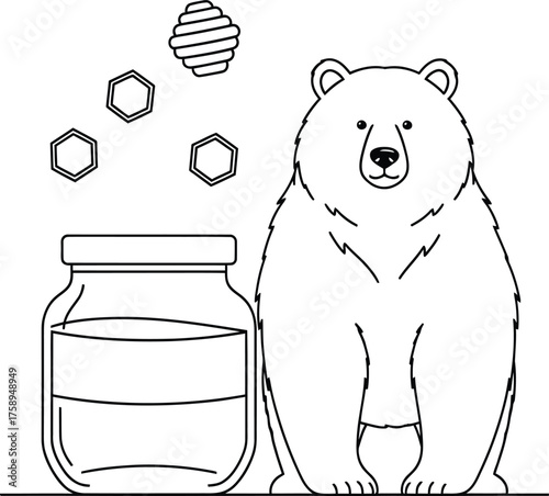 Animal Set illustrations for Coloring Pages kids & adults. Printable wildlife Out line and line art.