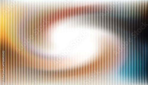 A dynamic abstract texture with a vertical striped overlay set against a soft, bright light gradient.