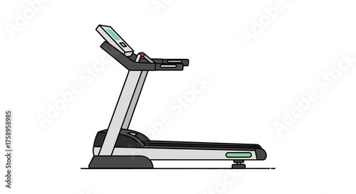 Treadmill Machine: Fitness Equipment for Exercise and Cardio Workout.