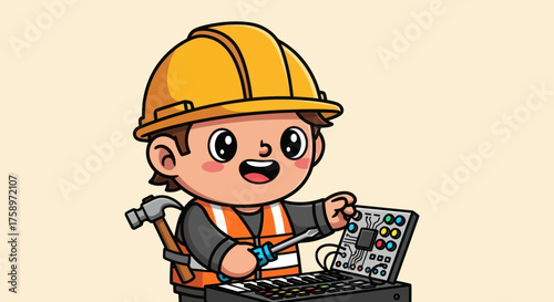 Cartoon builder fixing circuitry