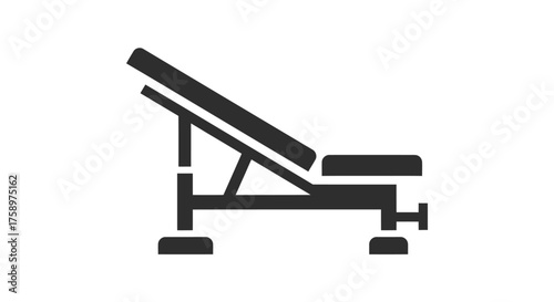 Adjustable Weight Training Bench for Fitness Workouts.