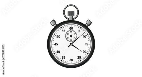 Classic Analog Stopwatch for Precise Time Measurement.