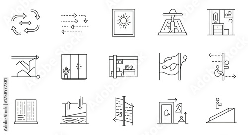 home interior design showcasing architectural drawings and concept illustrations for modern spaces ideal for home renovation design blog and architecture firms.