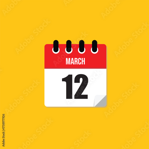 March 12 Calendar