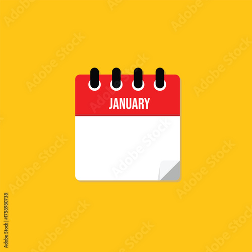 January Calendar Icon