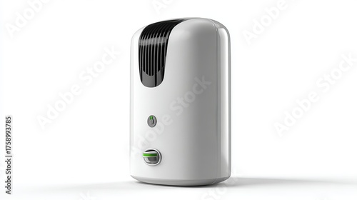 Automatic air freshener dispenser isolated on white background