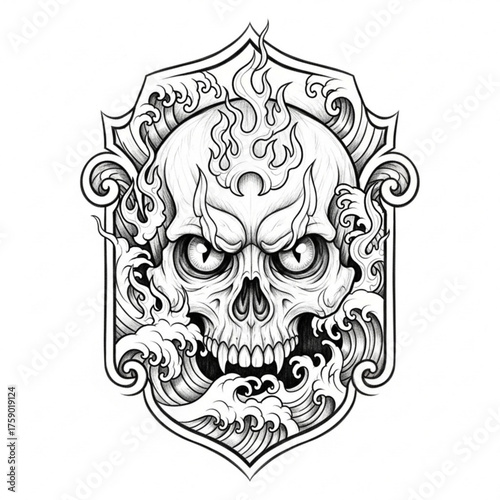 skull and crossbones