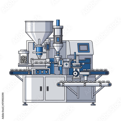 Automated Pharmaceutical Capsule Filling Machine for Efficient Production