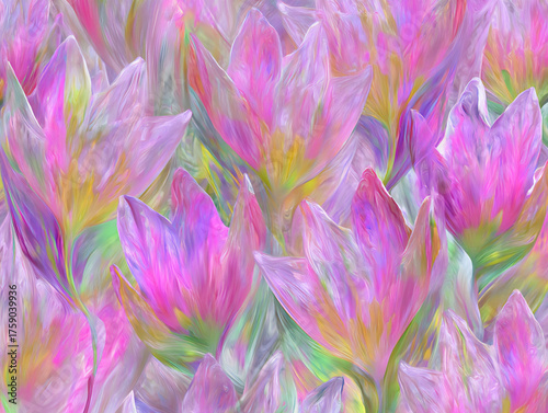 spring blossom pastel abstract background