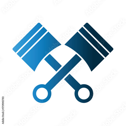 Piston icon template