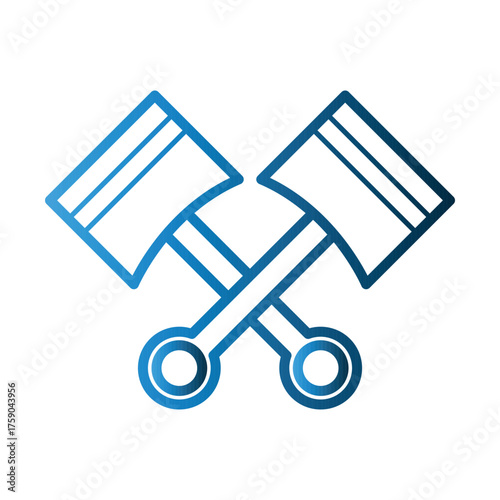 Piston icon template