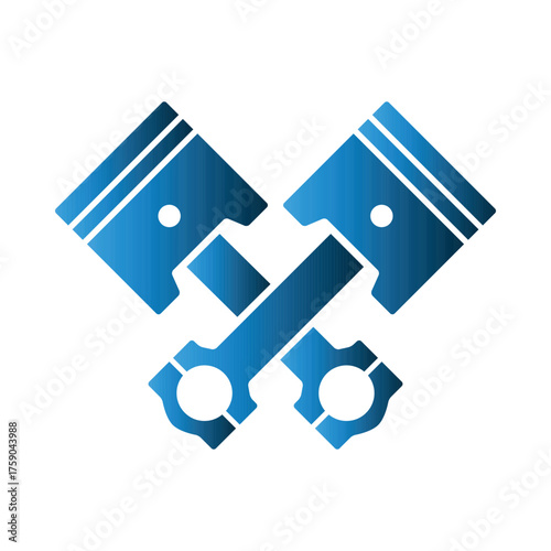 Piston icon template