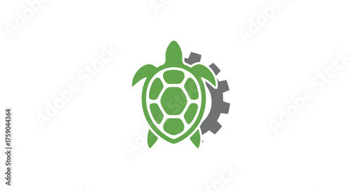 Turtle with gear