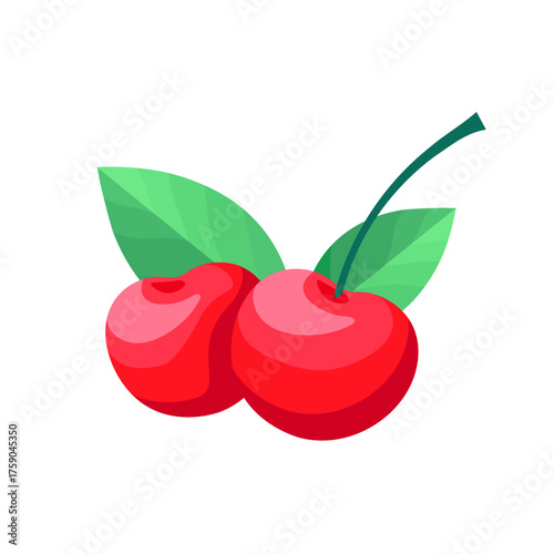 cherry icon. cherry vector illustration
