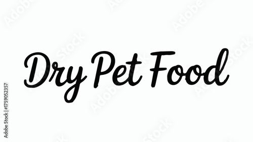 Healthy dry pet food ingredients in a neat pile for nutrition and wellness