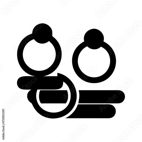 Vector art of cosmetic makeup brushes, representing beauty application and artistic expression