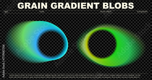 Green noise blue blur abstract gradient background color light grain. This modern design features fluid shapes and vibrant chromatic transitions for digital posters and vaporwave aesthetics.