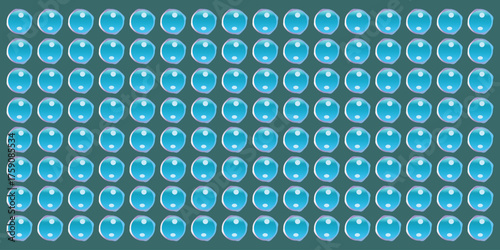blue bubble warp binary code background vector illustration.