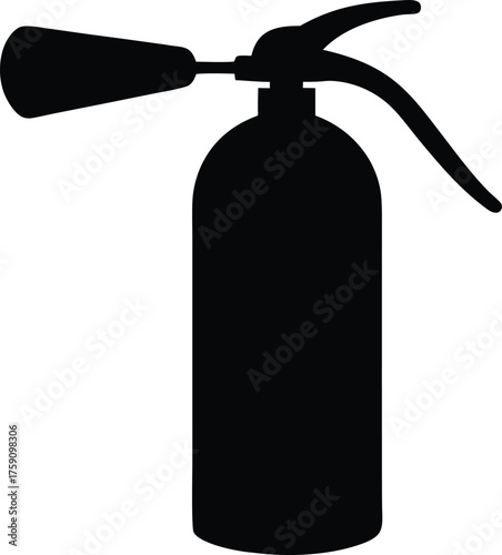 Fire Extinguisher Silhouette Vector