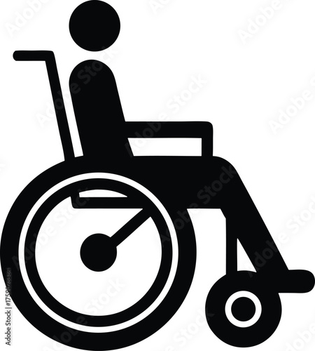 Wheelchair Accessibility Vector Icon