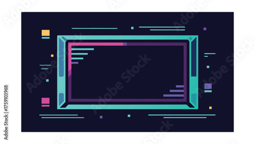 vector illustration of a laptop symbol design icon logo
