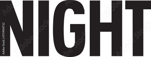 vector illustration of night 