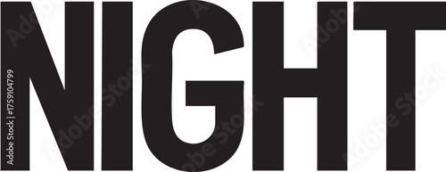 vector illustration of night 