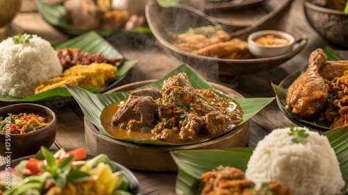 Indonesian chicken curry dish