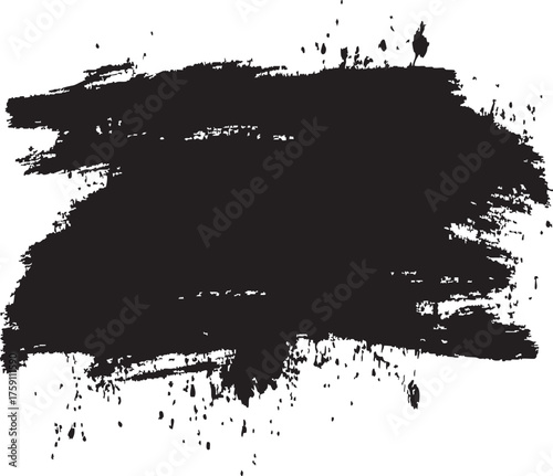 Grunge Scratch Brush Strokes Set