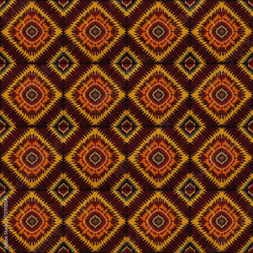ethnic boho seamless pattern in boho style. tribal texture. print background. cloth design, wallpaper, web.