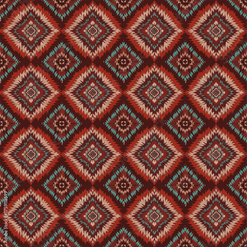 ethnic boho seamless pattern in boho style. tribal texture. print background. cloth design, wallpaper, web.