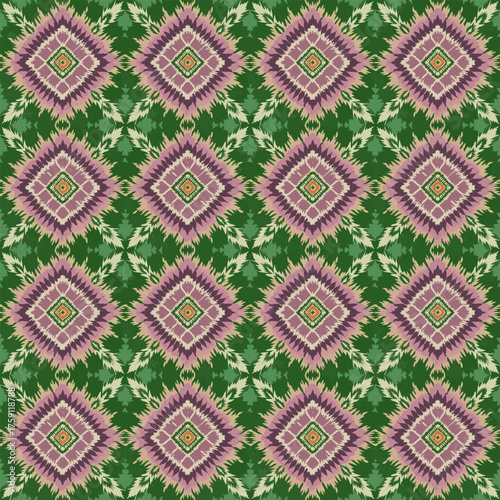 ethnic boho seamless pattern in boho style. tribal texture. print background. cloth design, wallpaper, web.