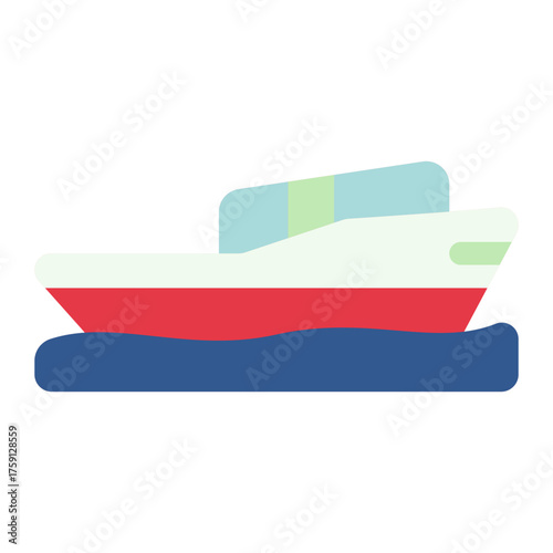 Speed boat icon