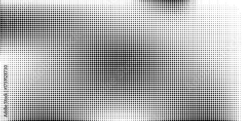 grunge Halftone white and black dots pattern and black gradient grunge texture background. Dotted line comic sport style vector illustration