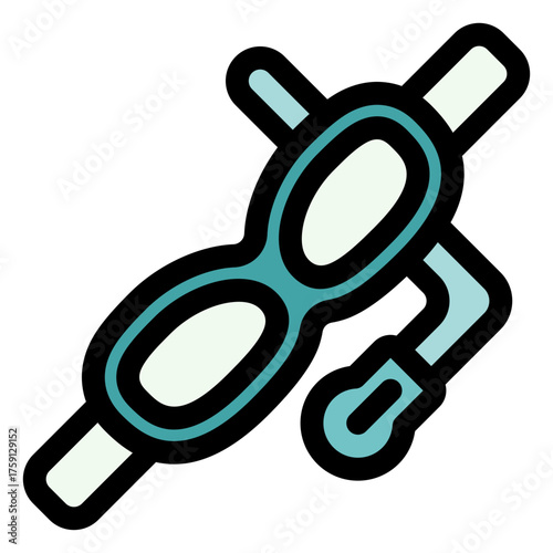 Diving mask icon