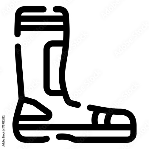 Fishing boots icon