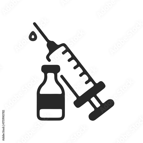 Healthcare Vaccination Equipment Flat Design