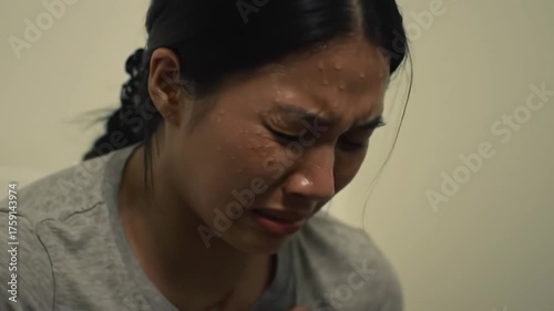 young businesswoman sitting in a chair
