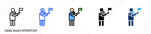 Guided Tour Icon Collection With Multiple Styles