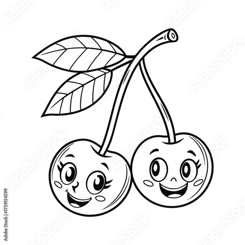 Happy Cherries Sharing Sweet Smiles