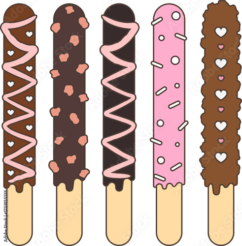 예쁜 빼빼로 세트