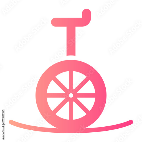 monocycle gradient icon