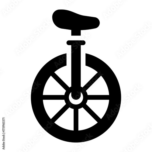 unycicle glyph icon