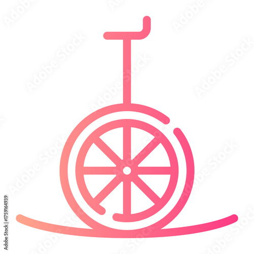 monocycle gradient icon