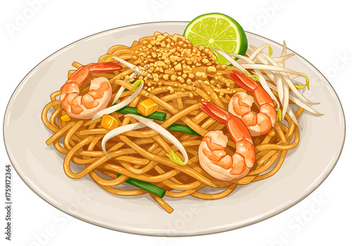 Delicious Pad Thai Dish