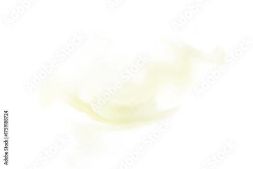 煙のような流動性のあるぼかし　黄色 