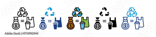 Plastic Trade multiple icon