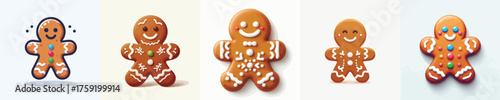vector of a Gingerbread man